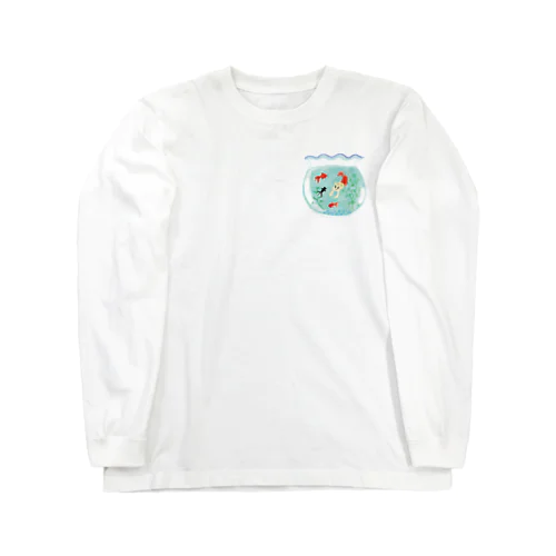 やの犬すいすい Long Sleeve T-Shirt