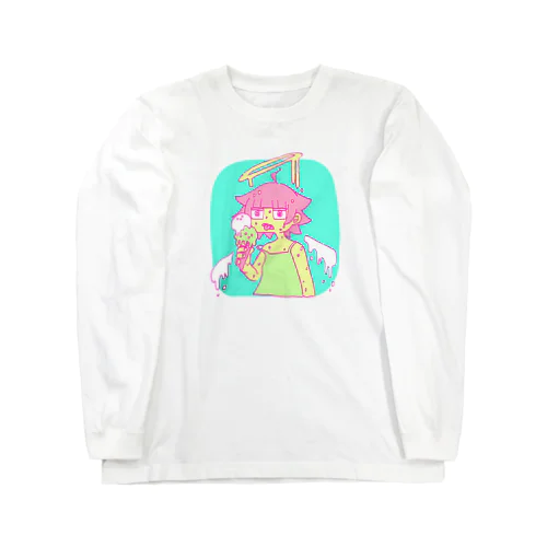 ダラダラ天使 Long Sleeve T-Shirt