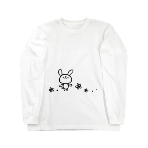 花とうさぎ Long Sleeve T-Shirt