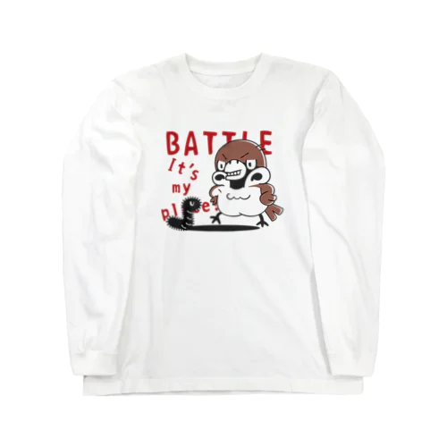 スズメがちゅん　BATTLEちゅん ロングスリーブTシャツ