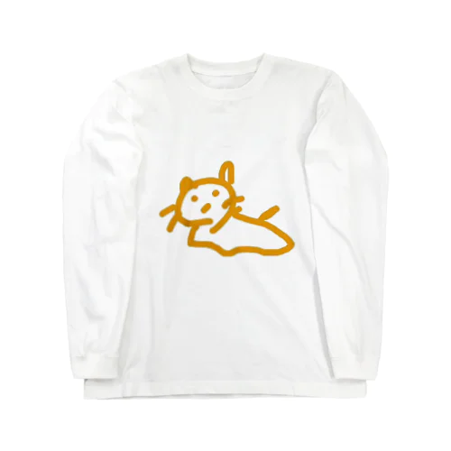 猫のウミウシ ロングスリーブTシャツ