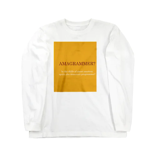 AMAGRAMMER? ロングスリーブTシャツ