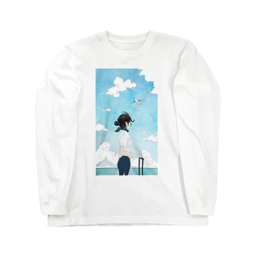 crew illustration series4 ロングスリーブTシャツ