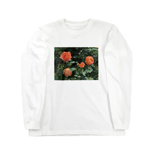 flower ロングスリーブTシャツ