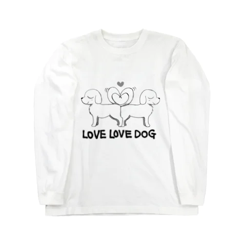 LOVE LOVE DOG ロングスリーブTシャツ