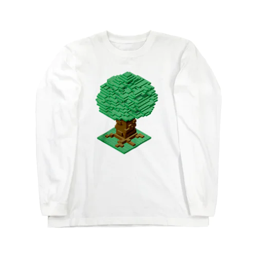 この木なんの木ブロックの木 Long Sleeve T-Shirt