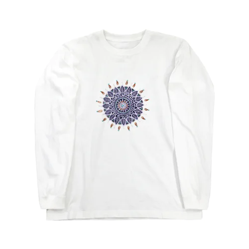 アラベスク刺繡 ✸ ホワイト Long Sleeve T-Shirt