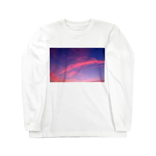 ビビット背景 Long Sleeve T-Shirt