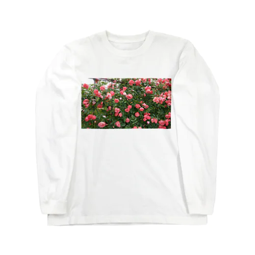 群れ薔薇 ロングスリーブTシャツ