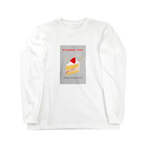 ストロベリーケーキ ロングスリーブTシャツ