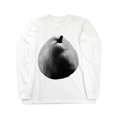 洋梨好き-monochrome  Long Sleeve T-Shirt