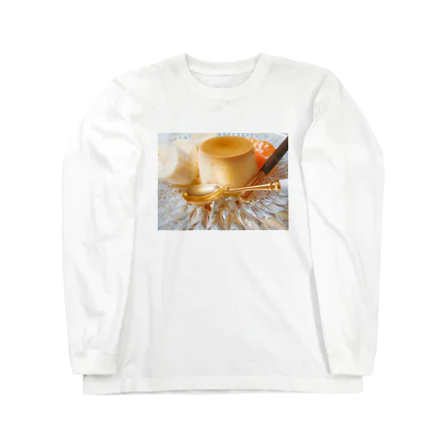 昭和思い出プリン Long Sleeve T-Shirt