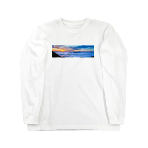 雲海朝焼け三瓶山 Long Sleeve T-Shirt