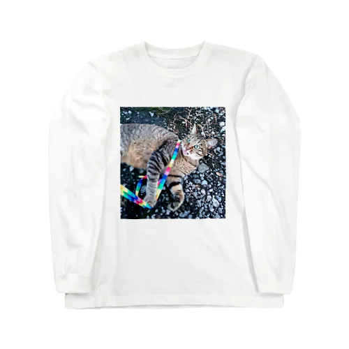 自由猫だったあずき Long Sleeve T-Shirt