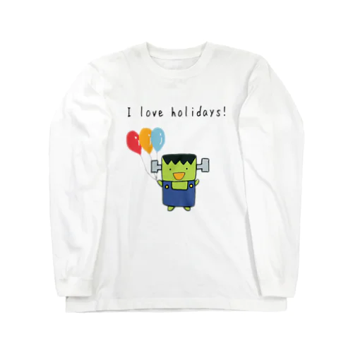 I love holidays! ふらんけん君 Long Sleeve T-Shirt