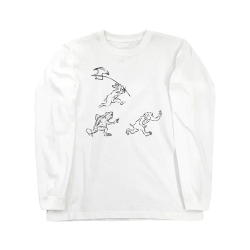 超獣狩画 Long Sleeve T-Shirt