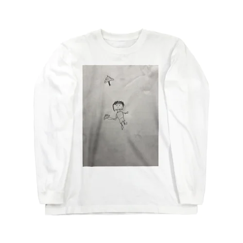 画伯 Long Sleeve T-Shirt