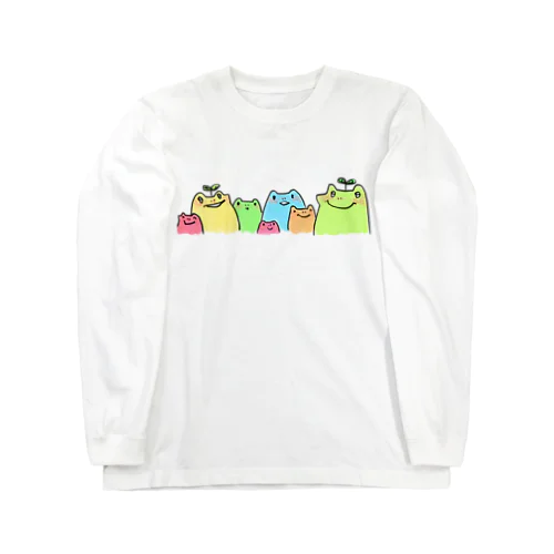 かえるもりもりのやつ Long Sleeve T-Shirt