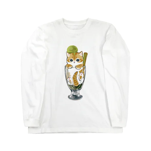 肉球堪能パフェ Long Sleeve T-Shirt