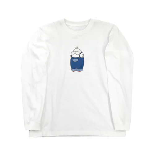 ねこタイツ サロペット Long Sleeve T-Shirt