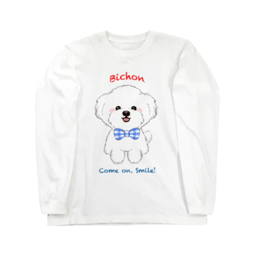 スマイルビション男の子 Long Sleeve T-Shirt