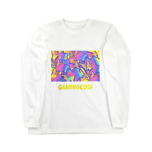 カモフラゲーミングコーギー Long Sleeve T-Shirt