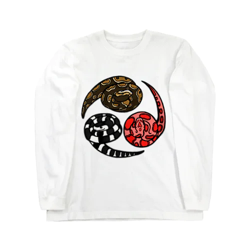 三巴　蛇 Long Sleeve T-Shirt