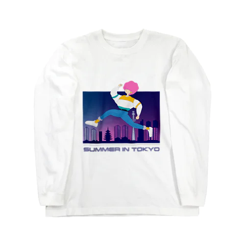 SUMMER IN TOKYO Night ver Long Sleeve T-Shirt