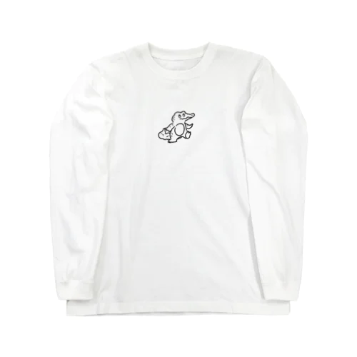 ワニ（黒） Long Sleeve T-Shirt