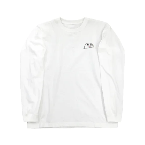 ひょっこりモチゾー（斜め影有） Long Sleeve T-Shirt