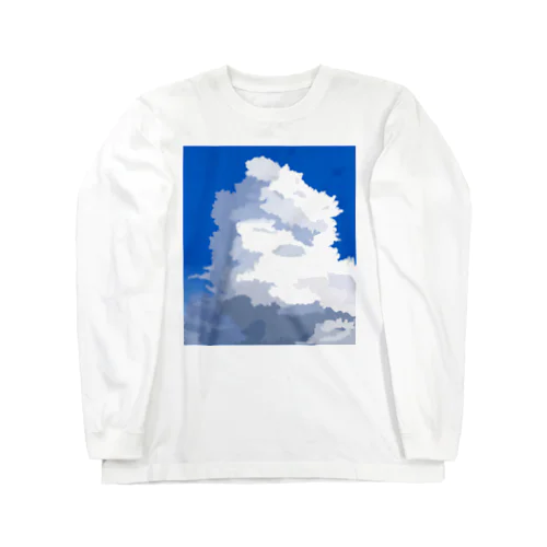 もくもく積乱雲 ロングスリーブTシャツ