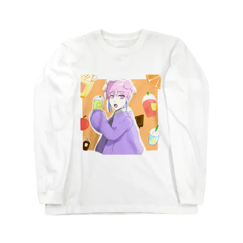 フラペチーノ大好き女の子 Long Sleeve T-Shirt