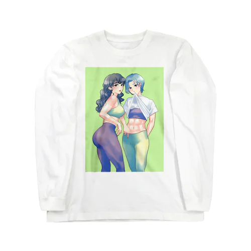 筋肉女子ちゃん Long Sleeve T-Shirt