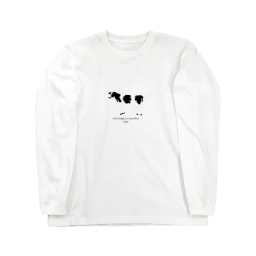 Christopher Columbus　cow  Long Sleeve T-Shirt