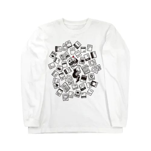 眠り読書 Long Sleeve T-Shirt