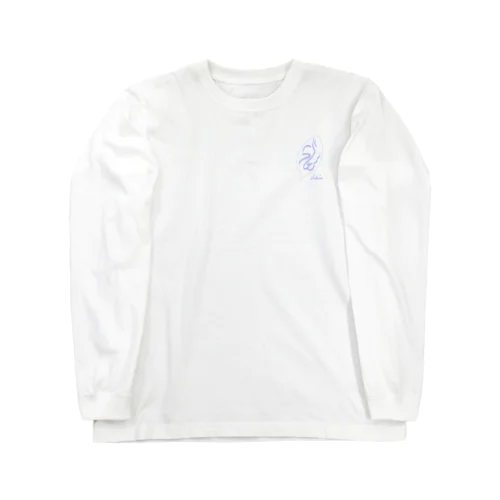 سُعَاد 　（ロゴ水色）🍃 Long Sleeve T-Shirt