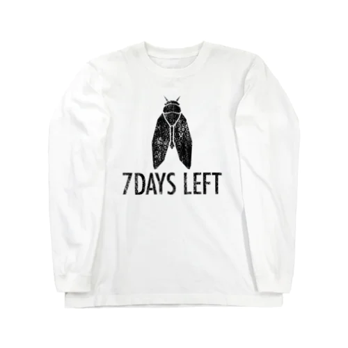 7 DAYS LEFT ロングスリーブTシャツ