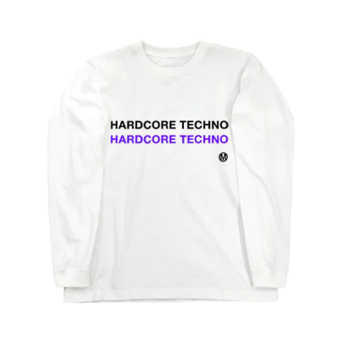 Hardcore Techno ロングスリーブTシャツ