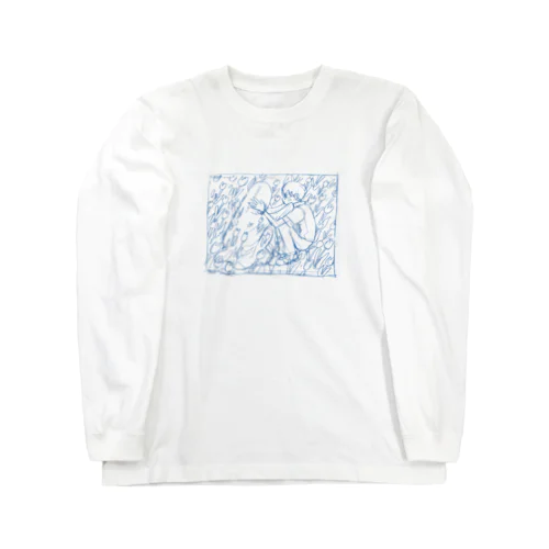 さわれる(ラフ) Long Sleeve T-Shirt