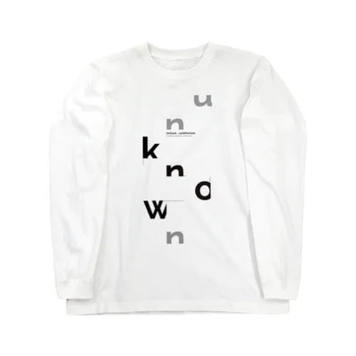 initium ; auditorium フライヤーデザイン Long Sleeve T-Shirt