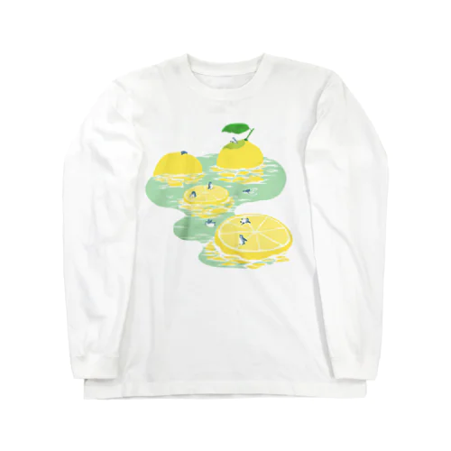 レモン氷山Tシャツ Long Sleeve T-Shirt