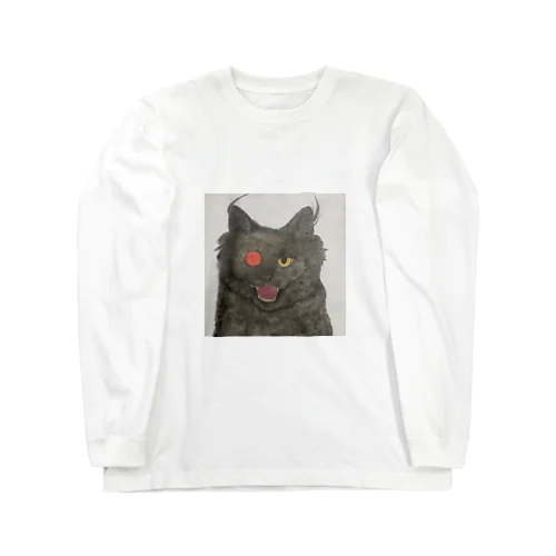 黒猫 くろねこ ねこ 猫 Long Sleeve T-Shirt