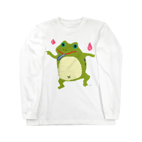 おばけTシャツ＜でっかい大蝦蟇＞ Long Sleeve T-Shirt