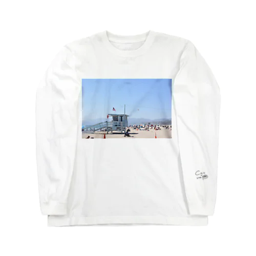 Santa Monica Beach ロングスリーブTシャツ