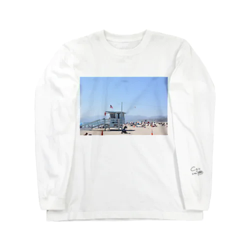 Santa Monica Beach Long Sleeve T-Shirt