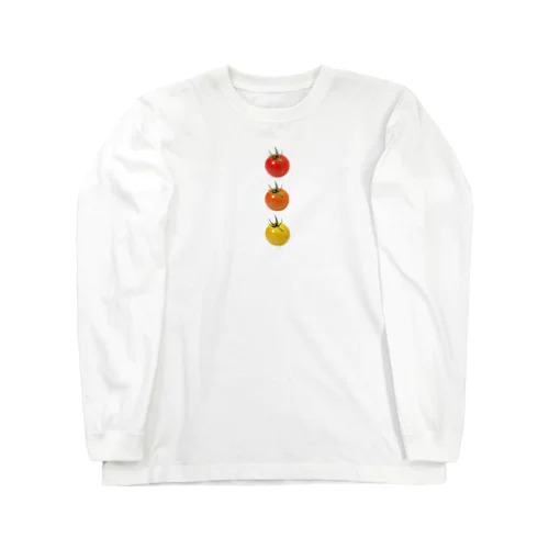 ミニトマト3兄弟 Long Sleeve T-Shirt