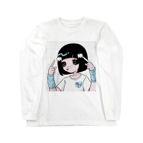 二次元ハイライトちゃん Long Sleeve T-Shirt