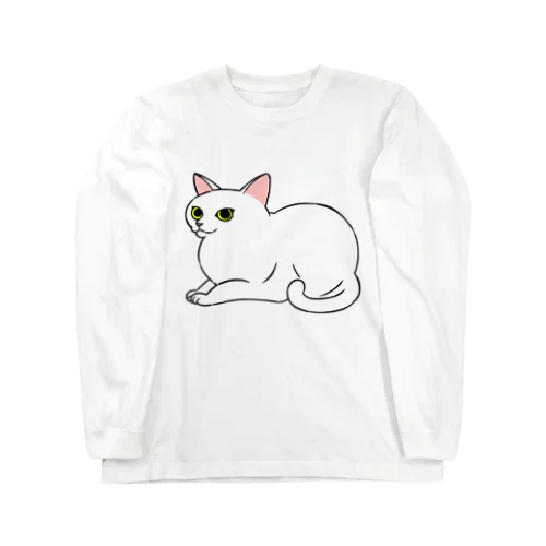 猫 ロングスリーブTシャツ