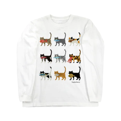 よあけねこ　集合 Long Sleeve T-Shirt