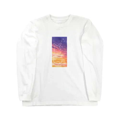 sunset_usagi ロングスリーブTシャツ